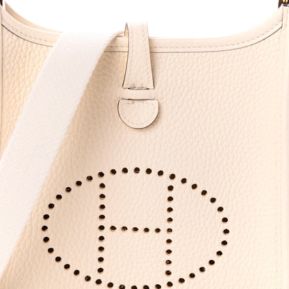 Hermes Taurillon Clemence Amazone Evelyne TPM Nata Craie 7 of 9