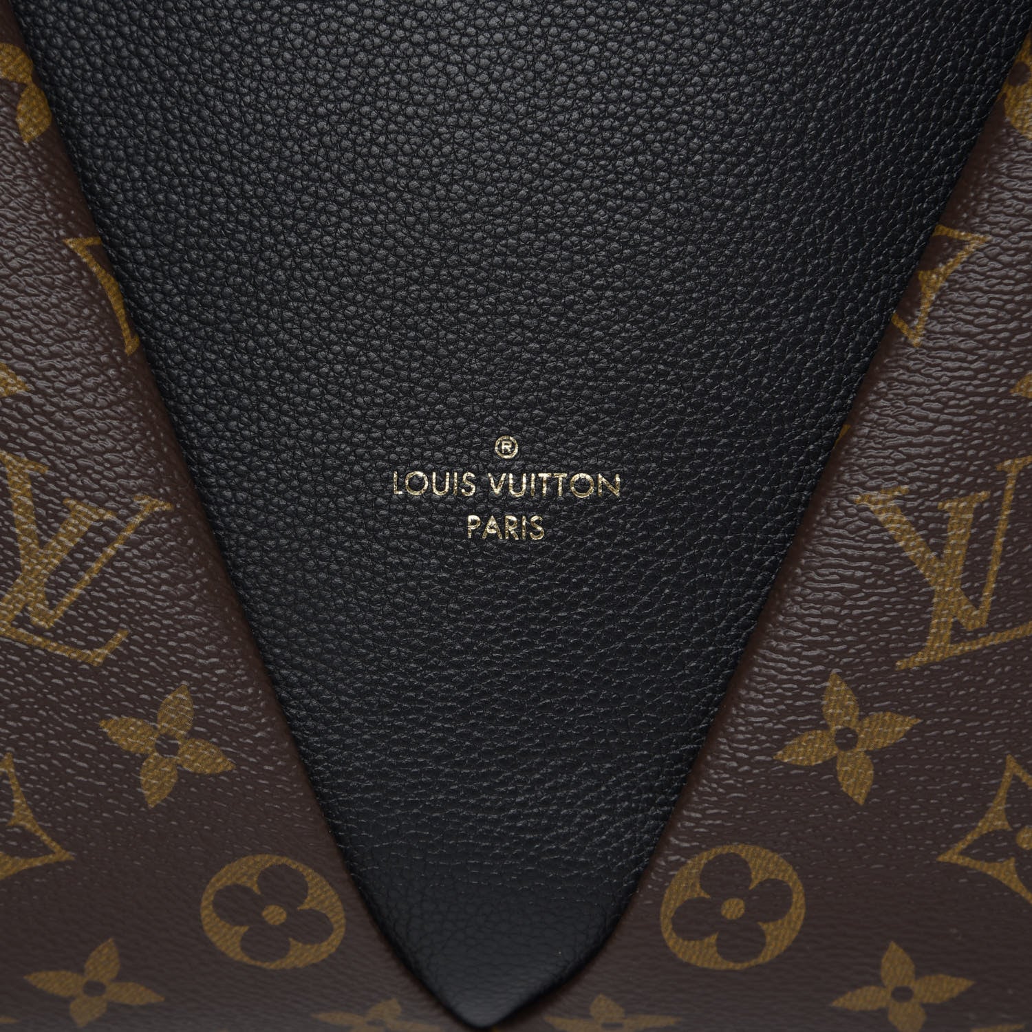Louis Vuitton Monogram V Tote MM Black 7 of 9
