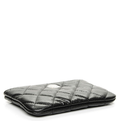 Chanel Caviar Quilted Small Cosmetic Case Black 4 of 8