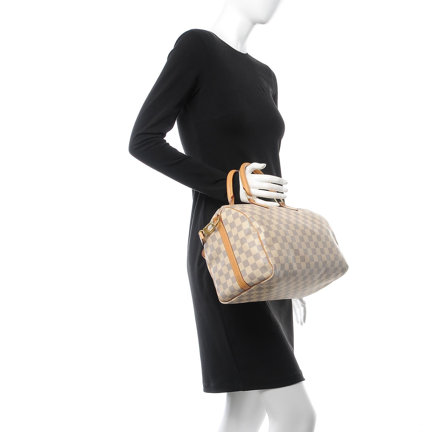 Louis Vuitton Damier Azur Speedy Bandouliere 30 3 of 9