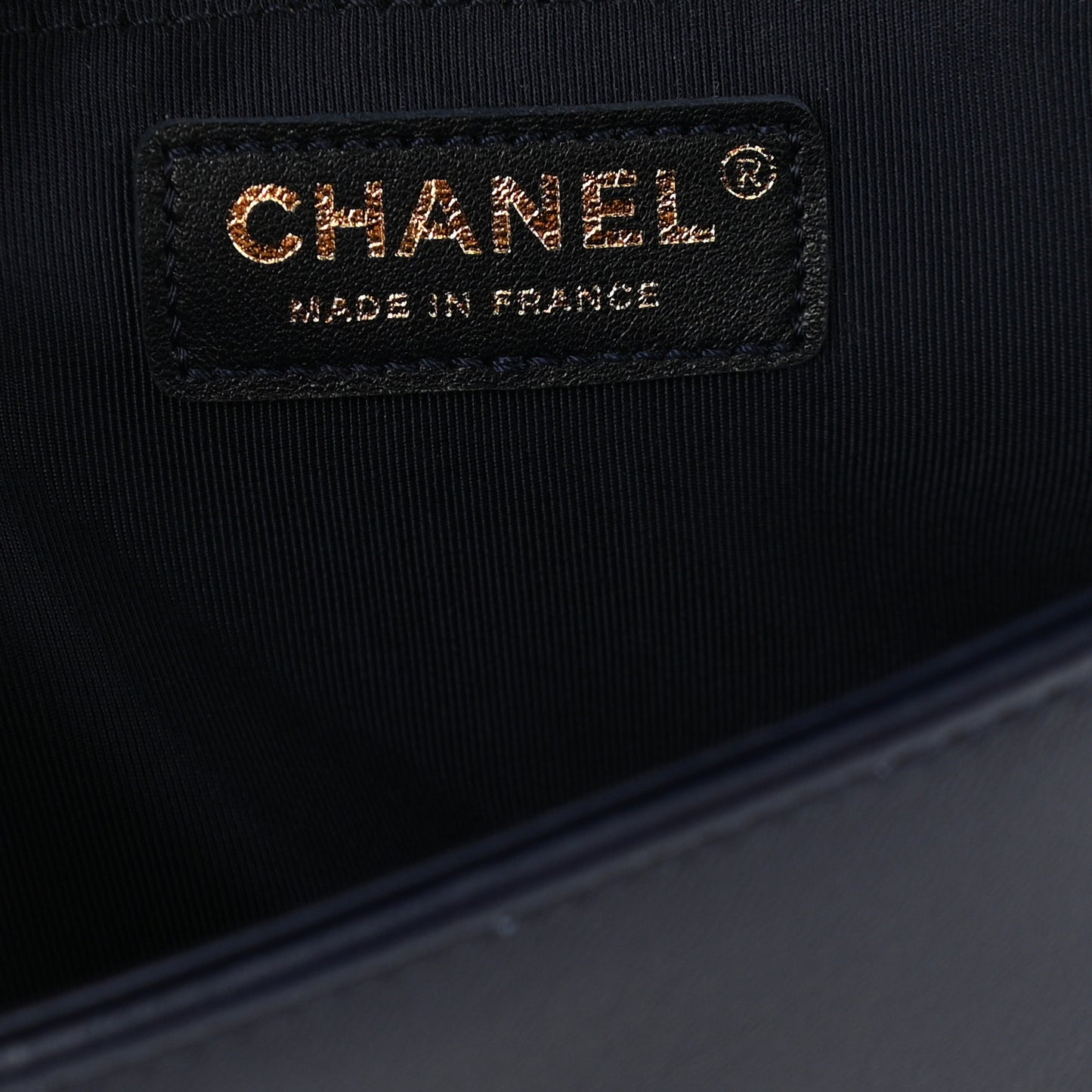 Lambskin Quilted New Medium Boy Flap Navy Blue