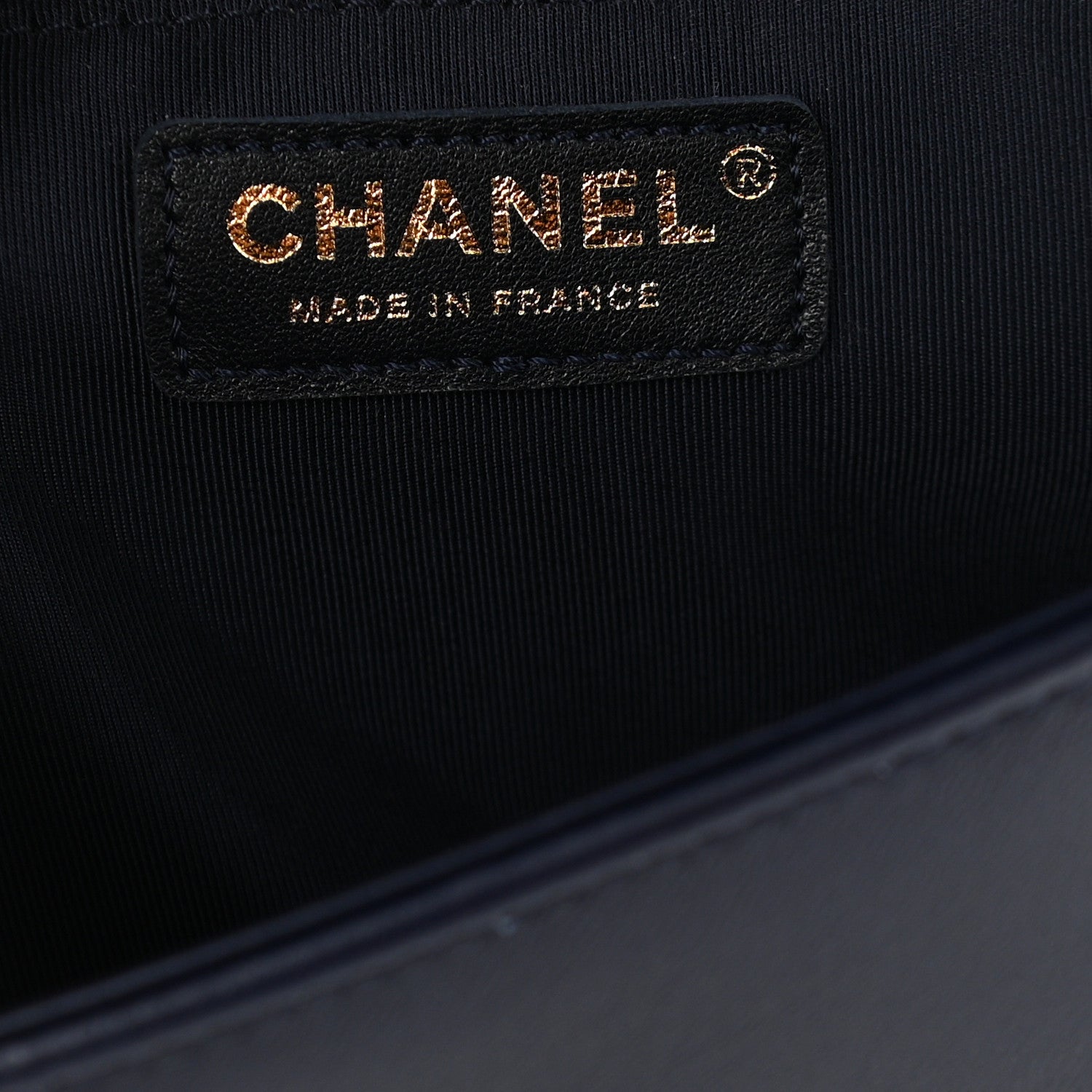 Chanel Lambskin Quilted New Medium Boy Flap Navy Blue 6 of 11