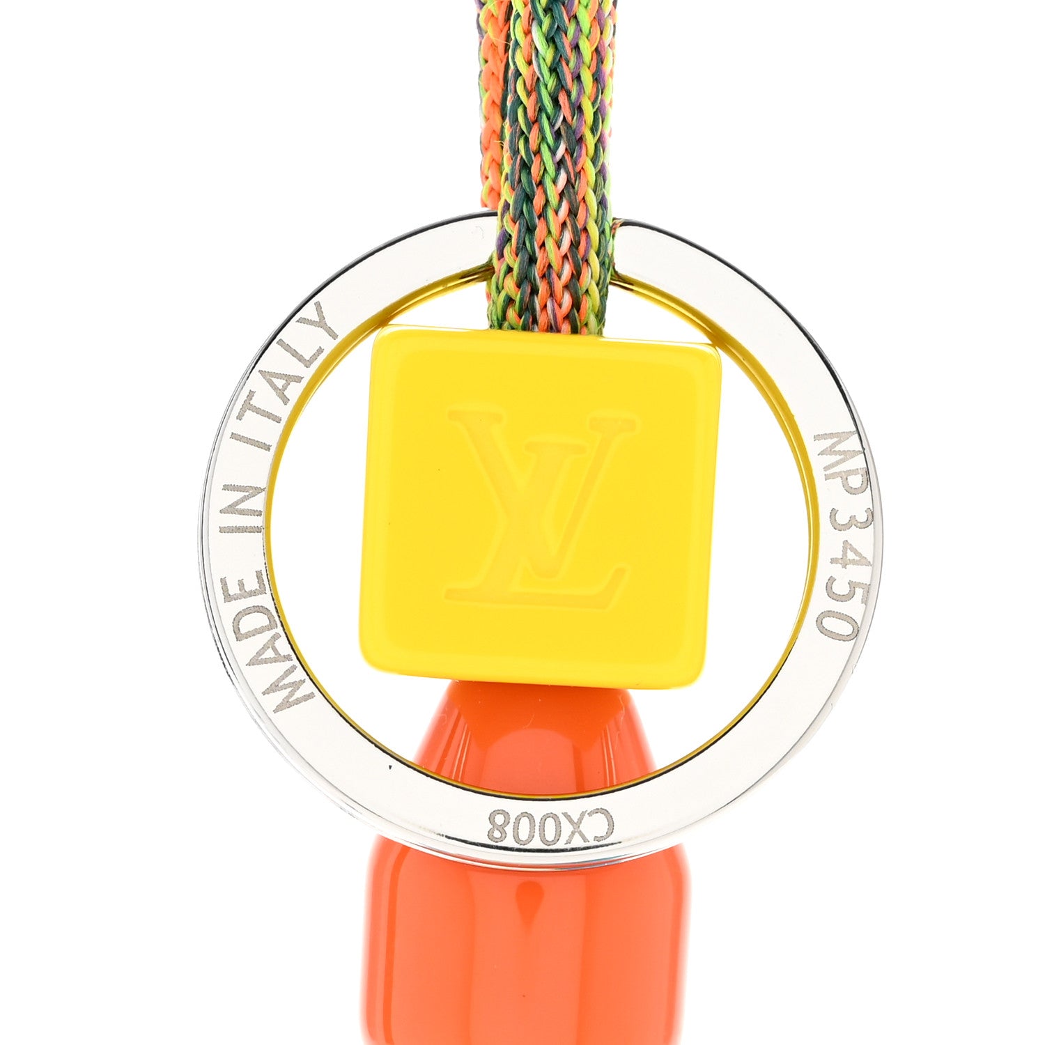 Louis Vuitton LV Play Key Holder Bag Charm Multicolor 4 of 5