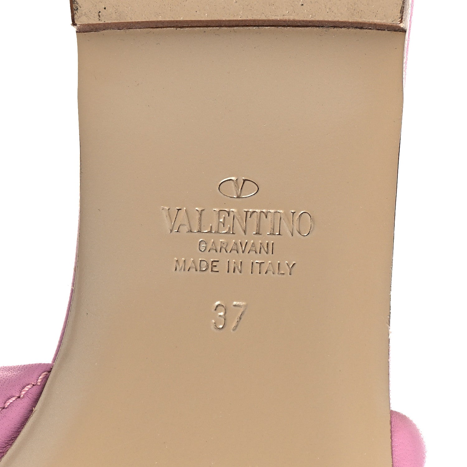 Valentino Garavani Nappa Roman Stud Flat Slide Sandals 37 Giacinto 7 of 8