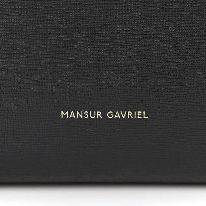 Mansur Gavriel Saffiano Bucket Bag Black Flamma 8 of 14