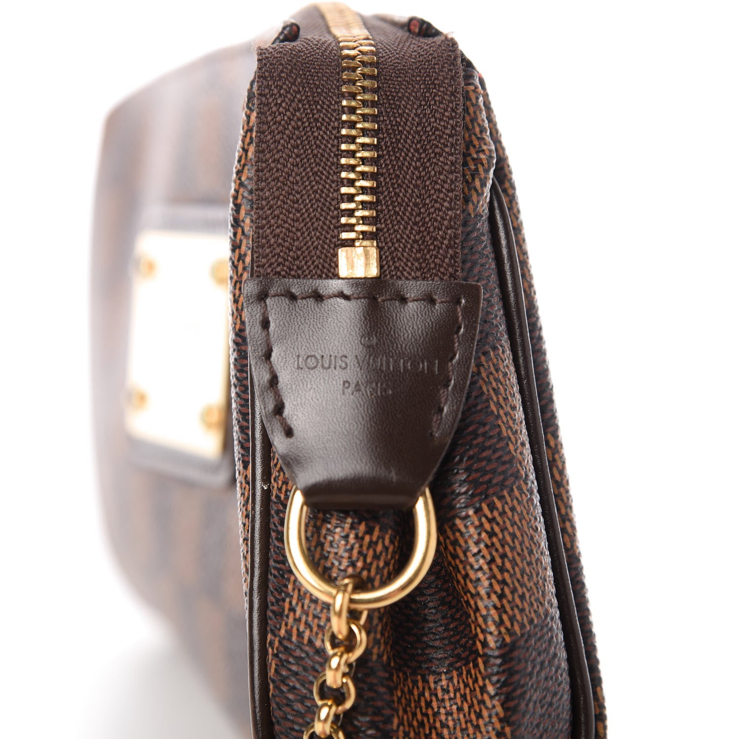 Louis Vuitton Damier Ebene Eva Clutch 9 of 10