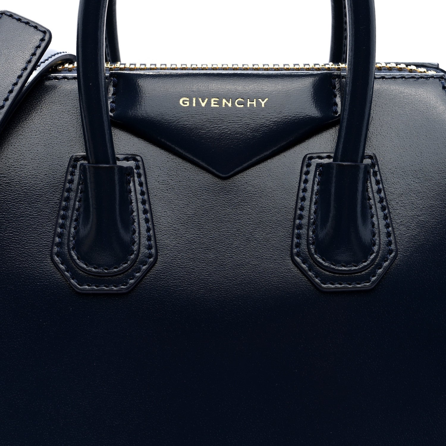 Givenchy Shiny Lord Calfskin Mini Antigona Navy 8 of 10