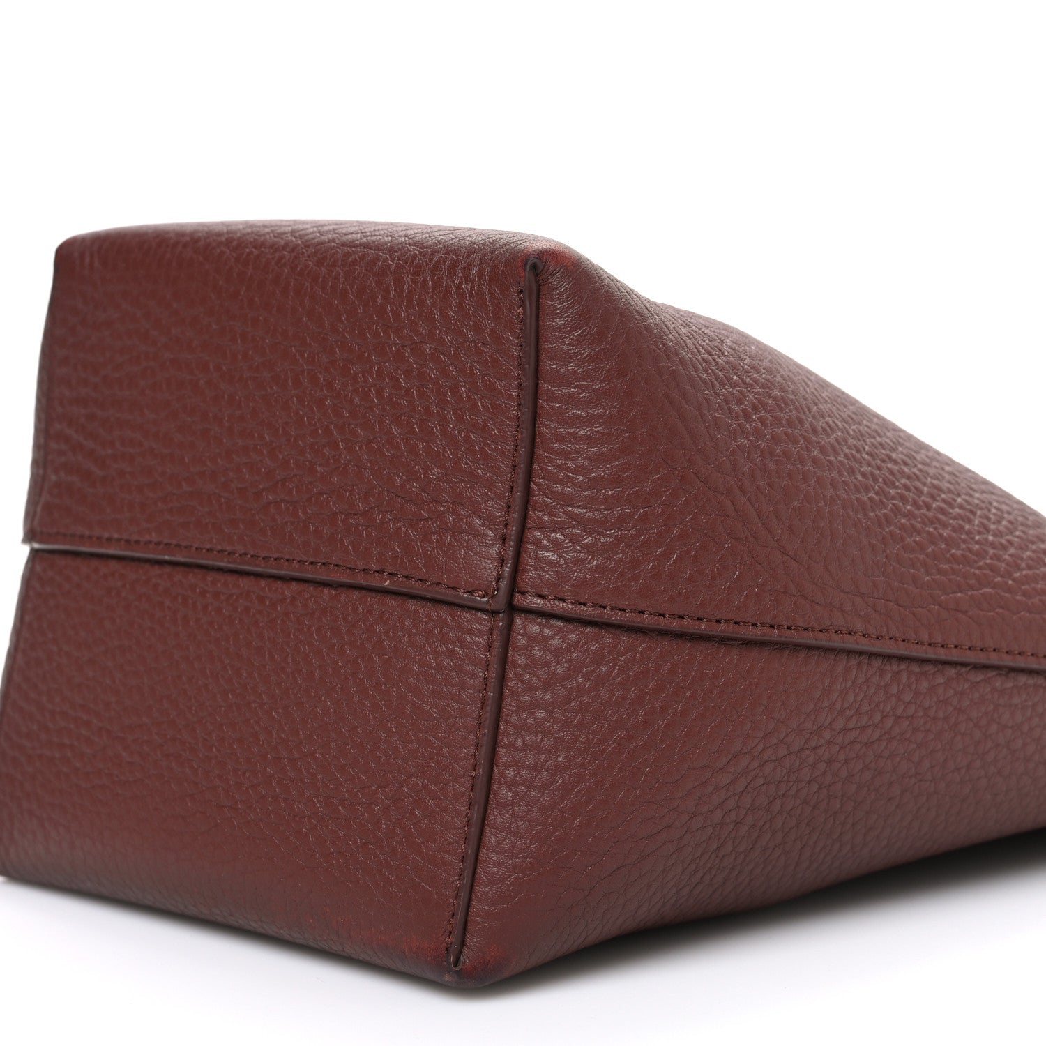 The Row Grained Calfskin Small N/S Park Tote Burnt Wood 9 of 10