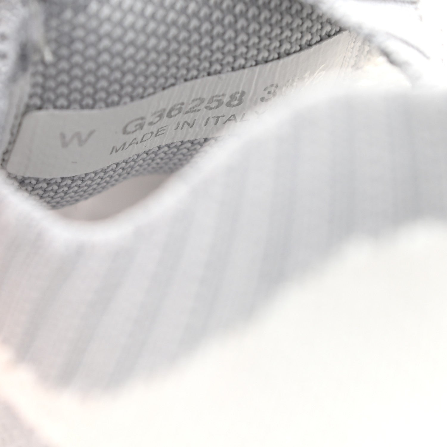 Chanel Mesh Fabric Womens CC Sneakers 36.5 White Grey 8 of 9