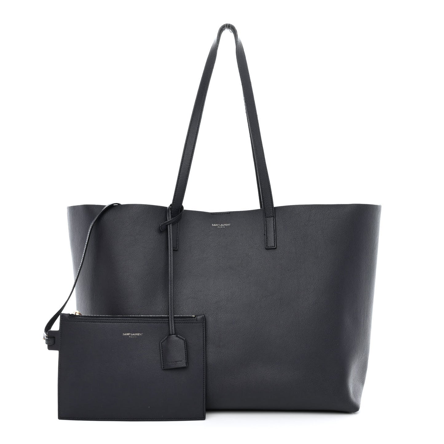 Calfskin Large Shopping Tote Navy
