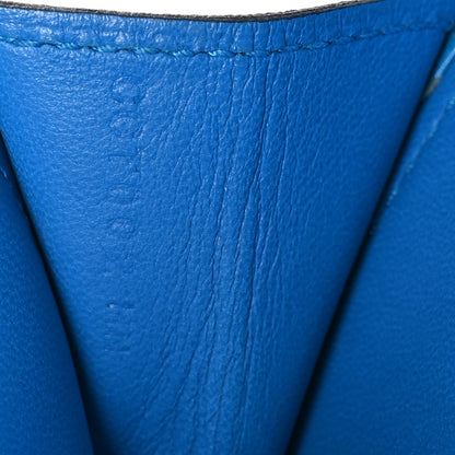 Hermes Evercolor Jige Elan 29 Clutch Bleu Frida 7 of 8