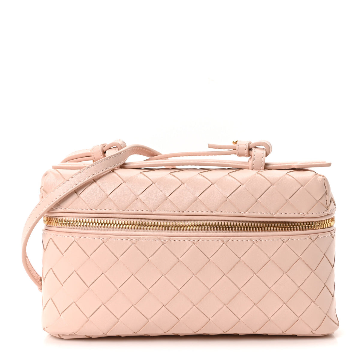 Calfskin Intrecciato Bang Bang Vanity Case Cameo