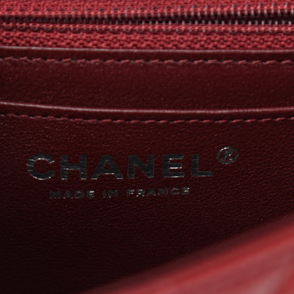 Chanel Lambskin Quilted Mini Square Flap Bordeaux 6 of 11