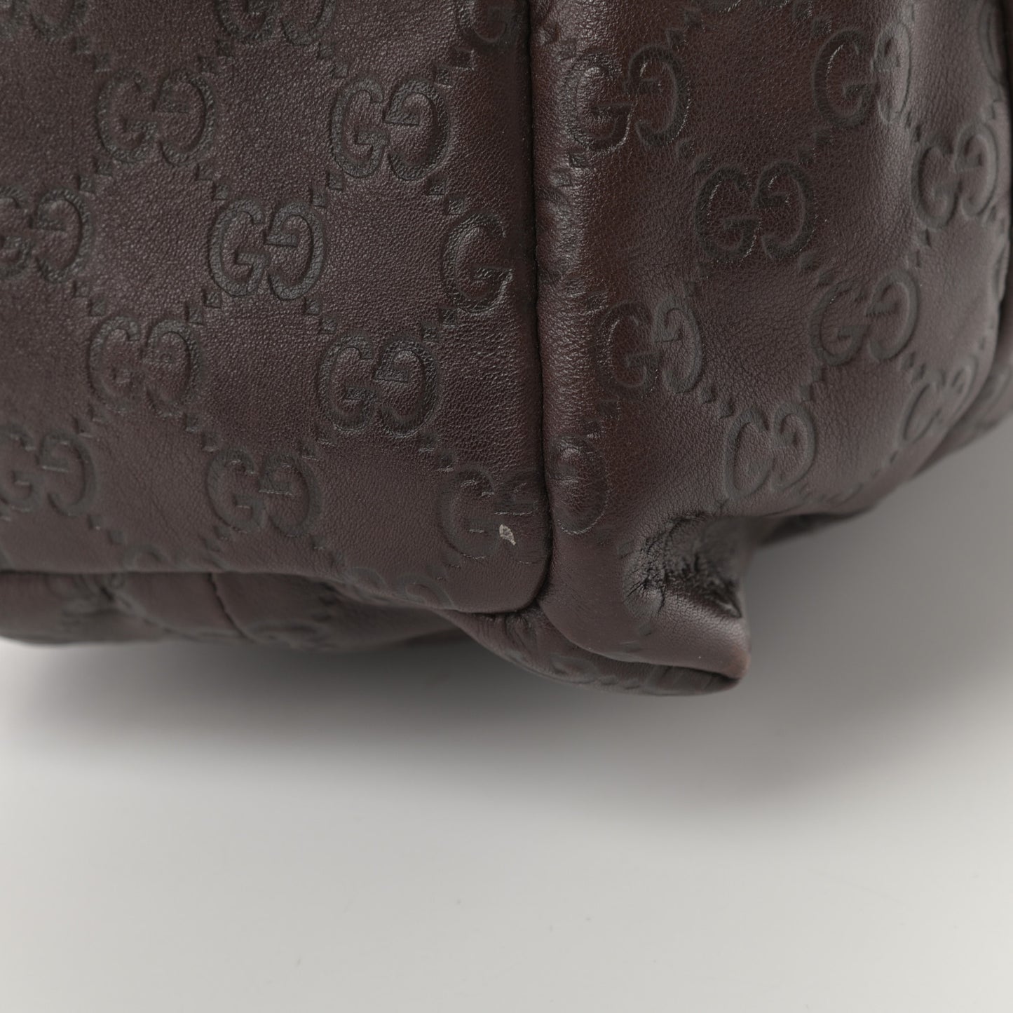 Guccissima Medium Hysteria Tote Chocolate