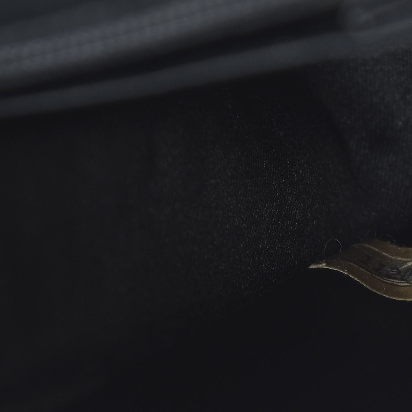 Satin Quilted Evening Bag Black