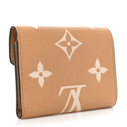 Louis Vuitton Empreinte Monogram Giant Victorine Wallet Arizona Creme 2 of 13