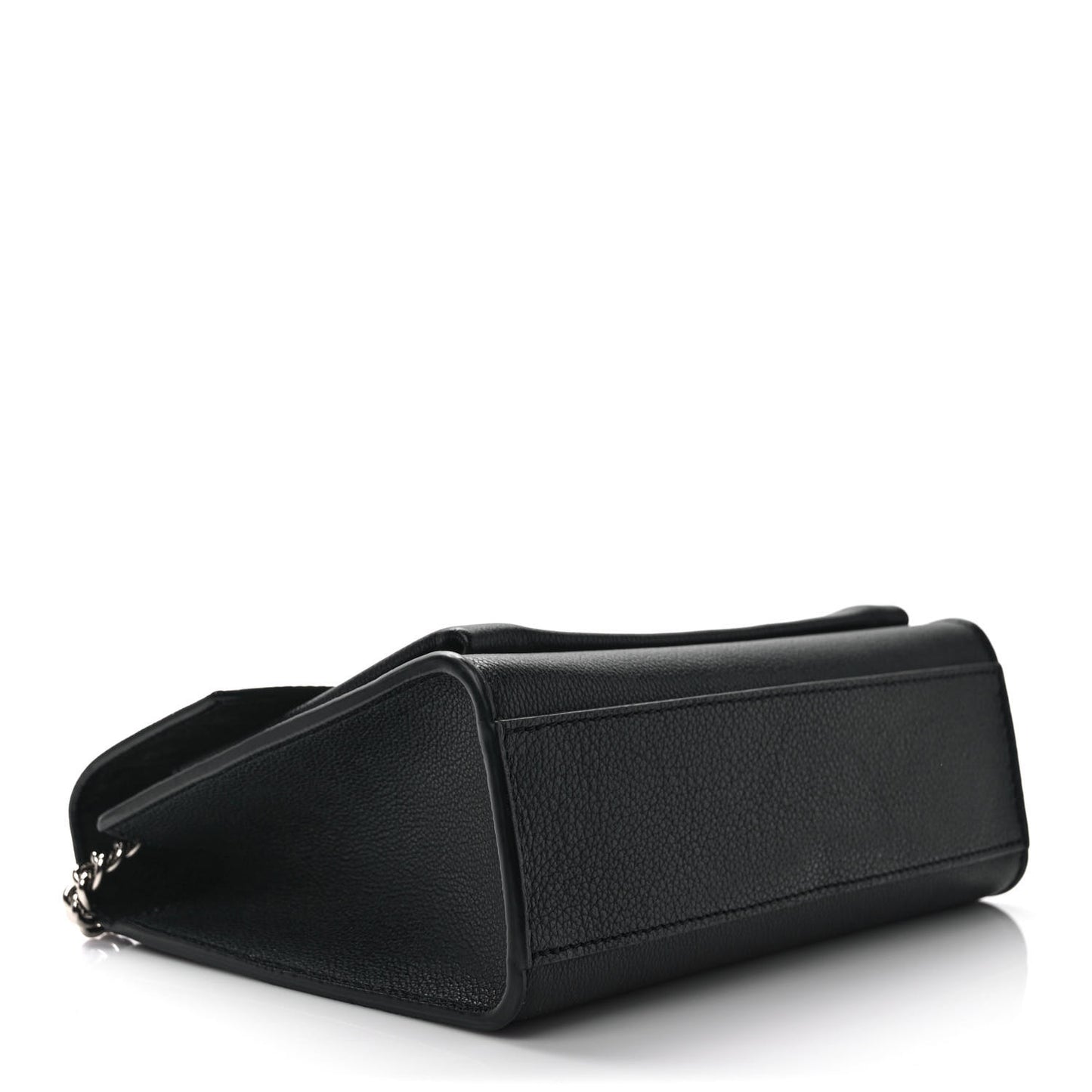 Soft Calfskin Mylockme Chain Bag BB Black