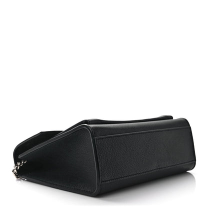 Louis Vuitton Soft Calfskin Mylockme Chain Bag BB Black 4 of 8