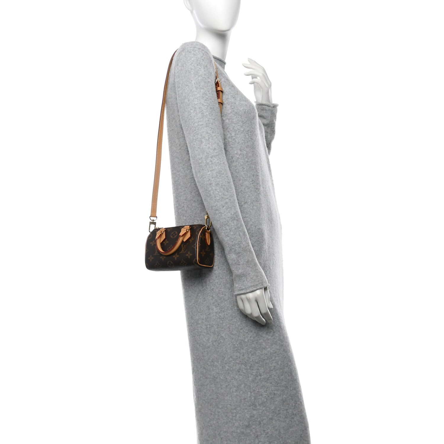 Louis Vuitton Monogram Nano Speedy Bandouliere 2 of 10