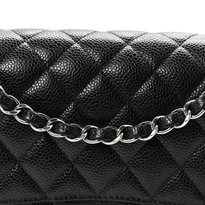 Chanel Caviar Quilted Medium Double Flap Black 8 of 11