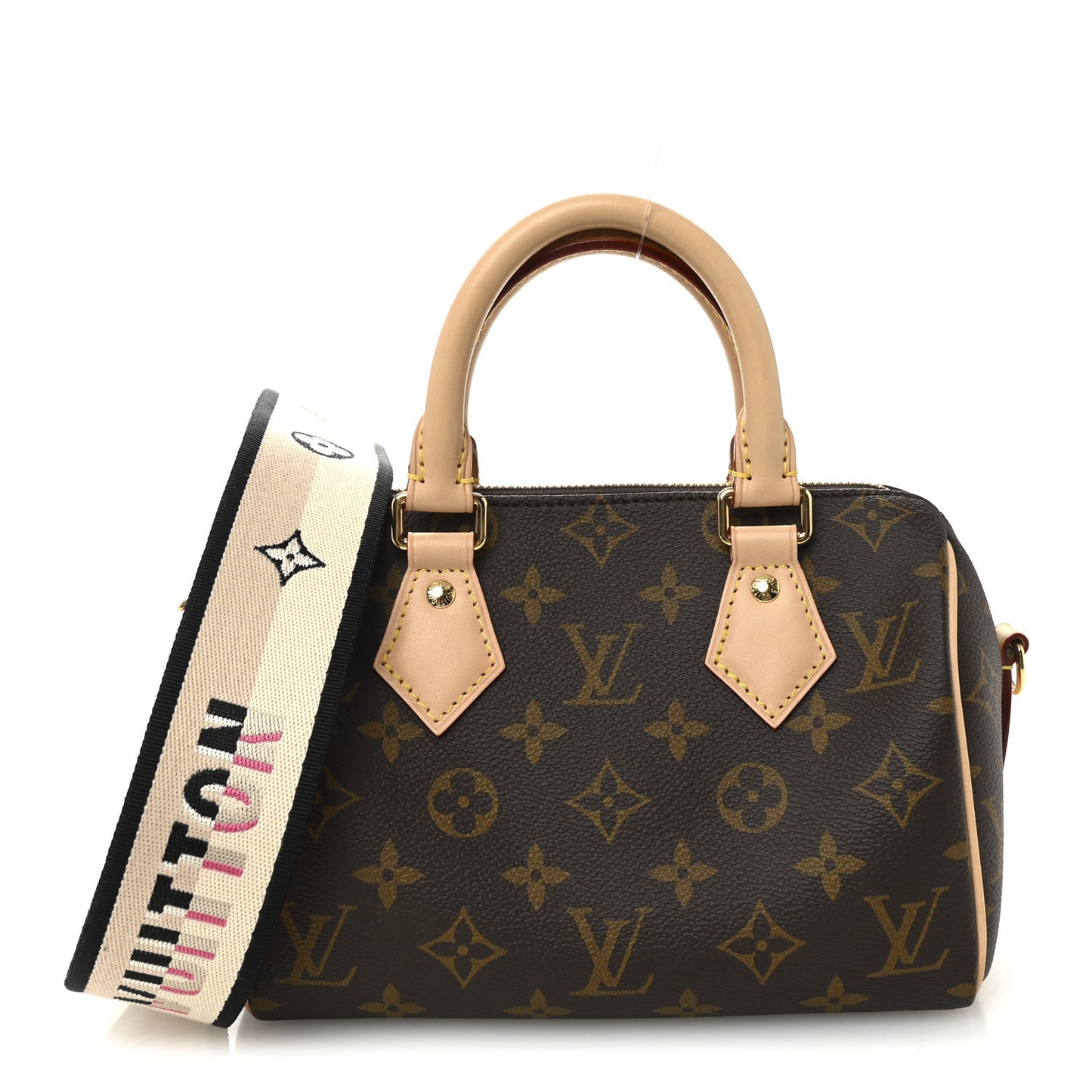 Monogram Speedy Bandouliere 20 Black