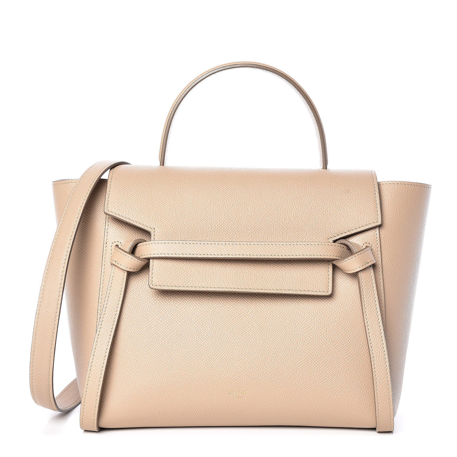 Celine Grained Calfskin Micro Belt Bag Light Taupe 1 of 13