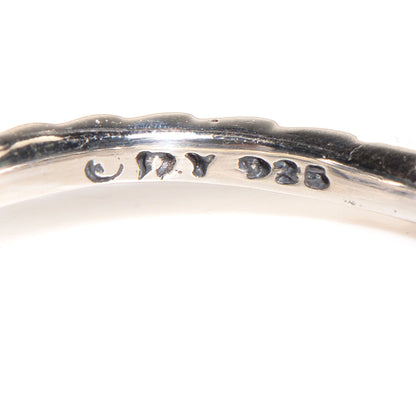 David Yurman Sterling Silver Amethyst Color Classics Oval Ring 7 4 of 5