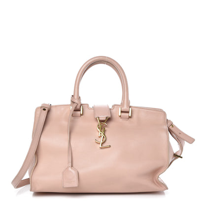 Saint Laurent Calfskin Small Monogram Cabas Pale Blush 1 of 11