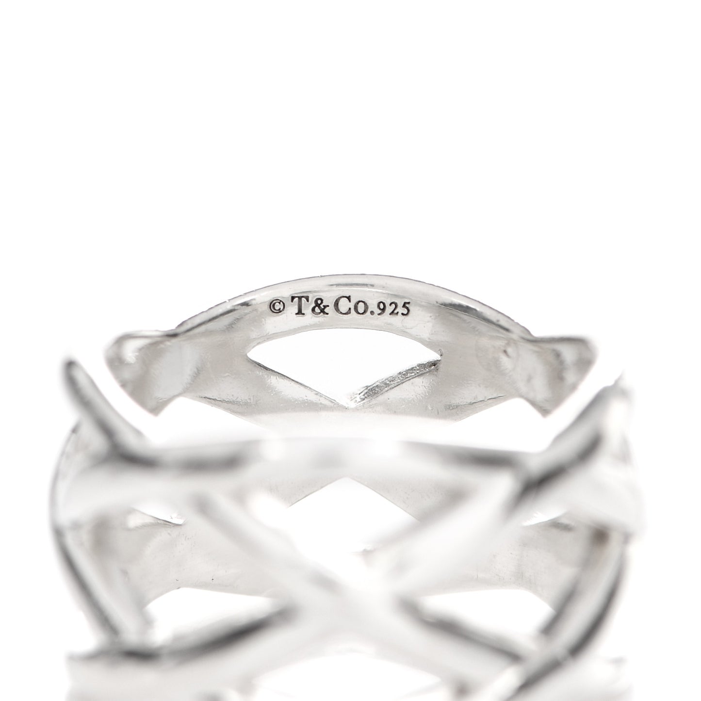 Sterling Silver Celtic Knot Ring 54 6.75