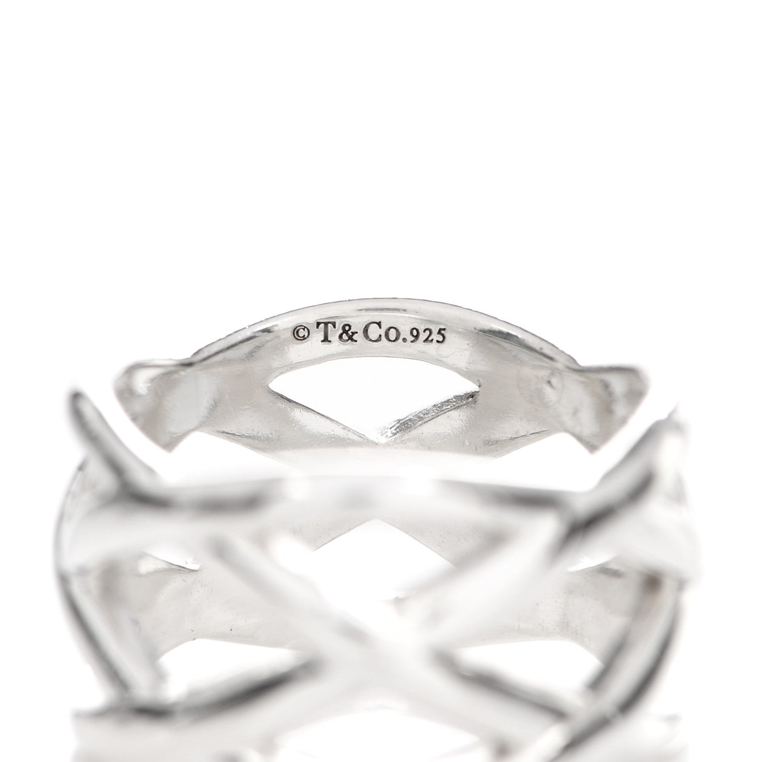 Tiffany Sterling Silver Celtic Knot Ring 54 6.75 4 of 5