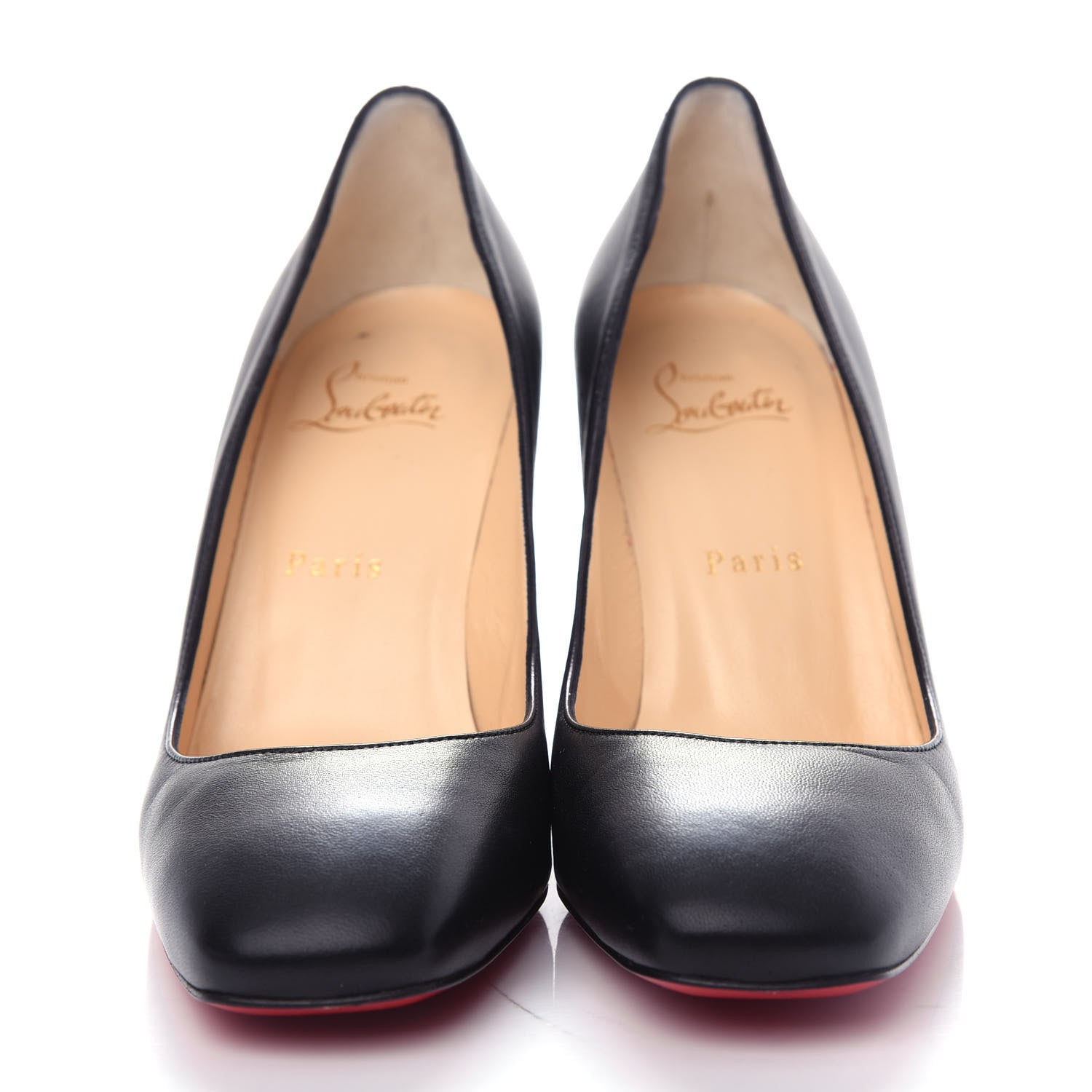 Christian Louboutin Nappa Donna Stud Spikes 85 Pumps 37.5 Black 5 of 9