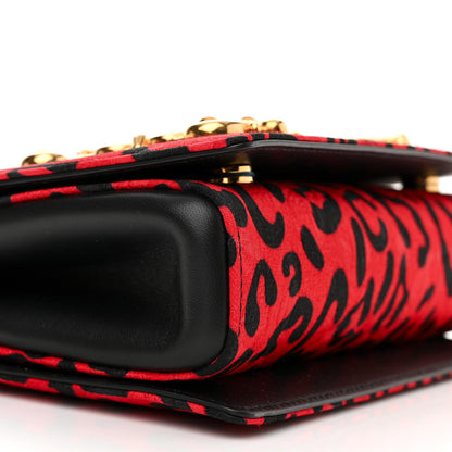 Dolce & Gabbana Brocade Fabric Leopard Print DG Girls Bag Multicolor 8 of 10