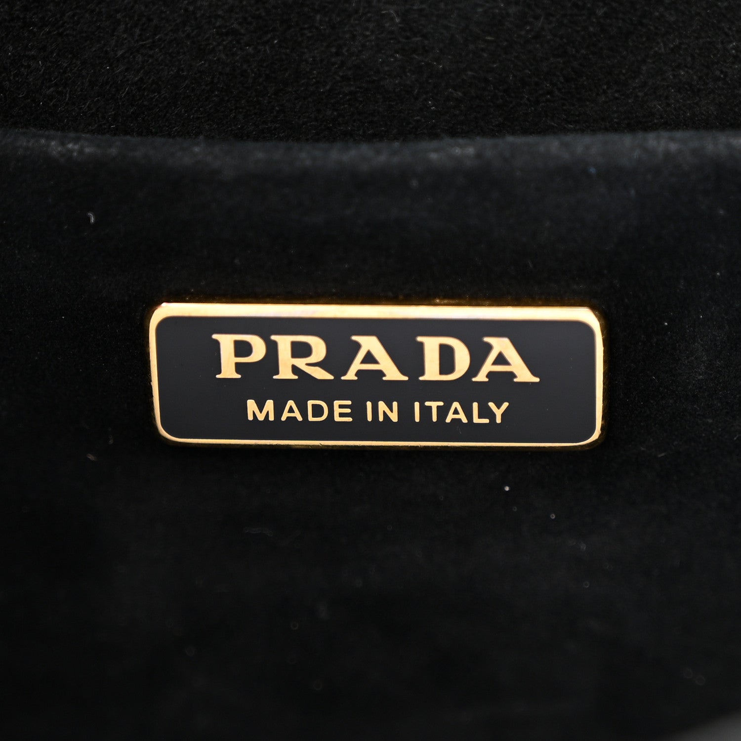 Prada Velluto Ricamo Cahier Shoulder Bag Black 6 of 10