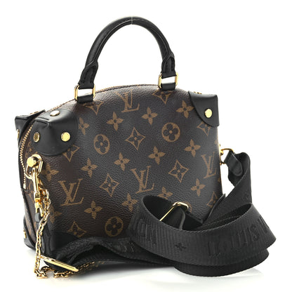 Louis Vuitton Monogram Petite Malle Souple Black 3 of 9