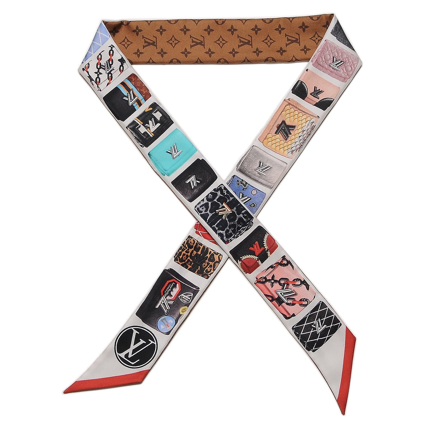 Louis Vuitton Silk Monogram Tribute To Twist BB Bandeau 1 of 4