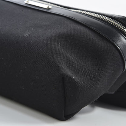 Saint Laurent Canvas Calfskin City Belt Bag Black 6 of 8