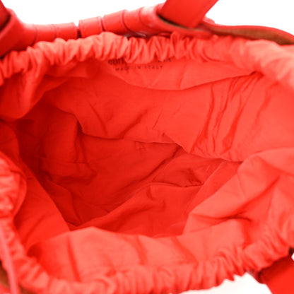 Bottega Veneta French Calfskin Small Shell Bag Chili Tomato 5 of 10