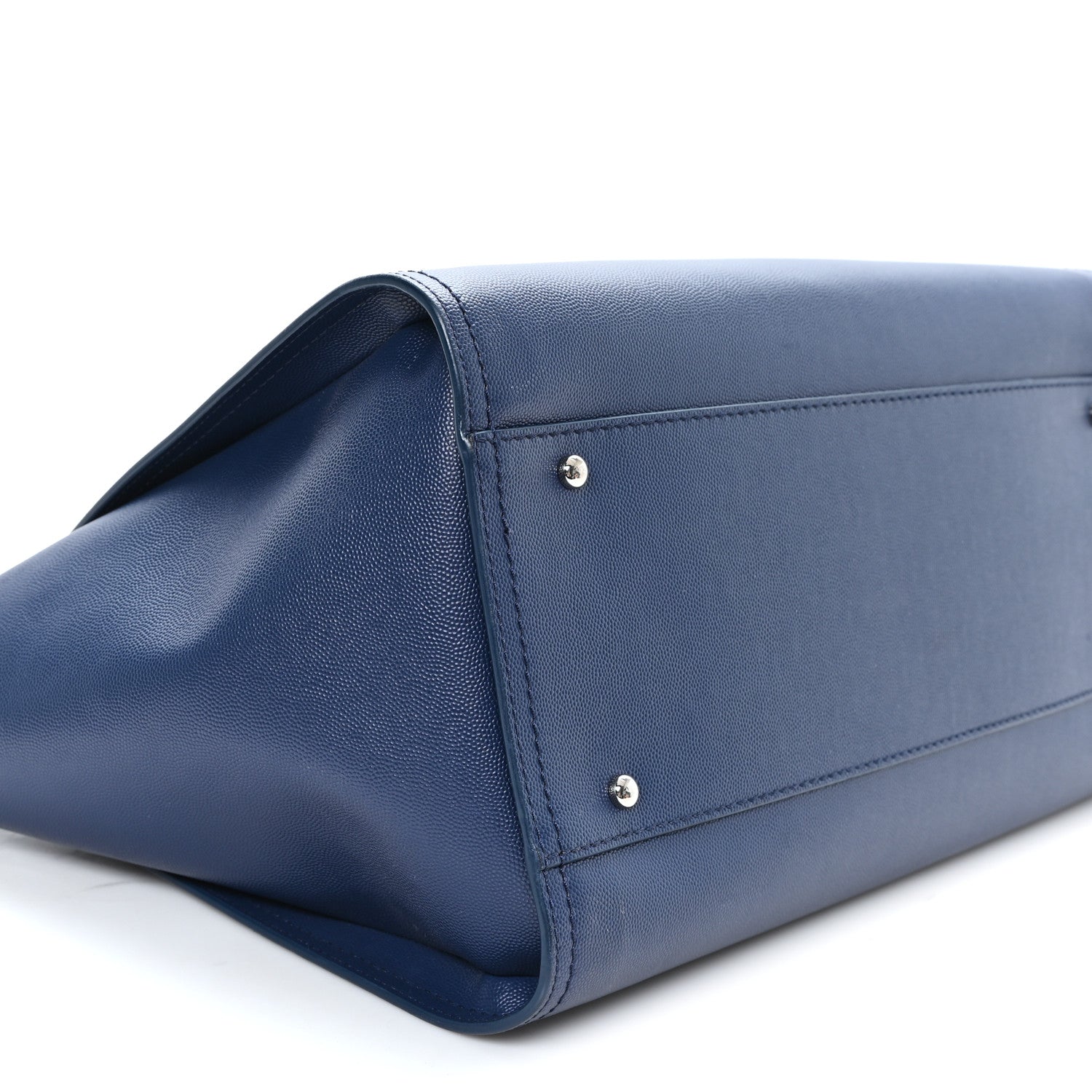 Chanel Caviar Large Studded Deauville Tote Navy 9 of 14