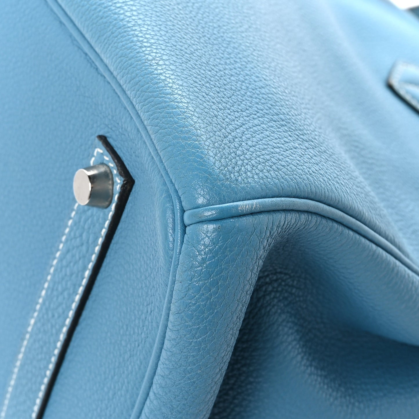 Togo Birkin 35 Blue Jean
