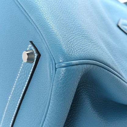 Hermes Togo Birkin 35 Blue Jean 12 of 12