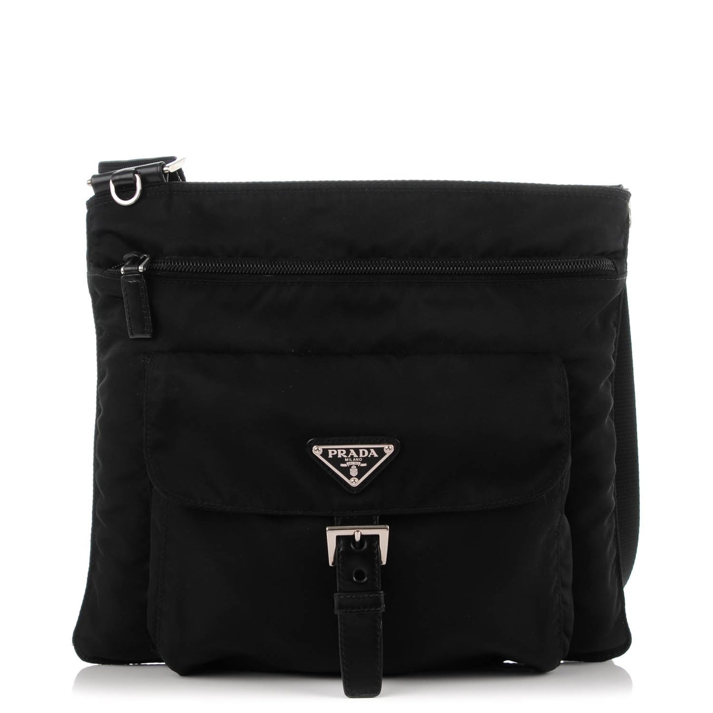 Nylon Vela Messenger Black