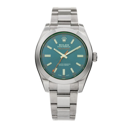 Rolex Stainless Steel 40mm Oyster Perpetual Milgauss Watch Z-Blue 116400GV 1 of 5
