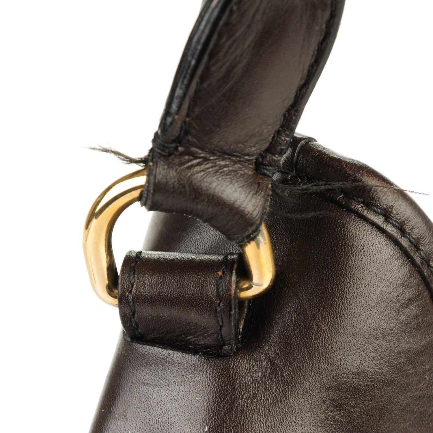 Burberry Haymarket Check Small Brooklyn Hobo Brown 10 of 11