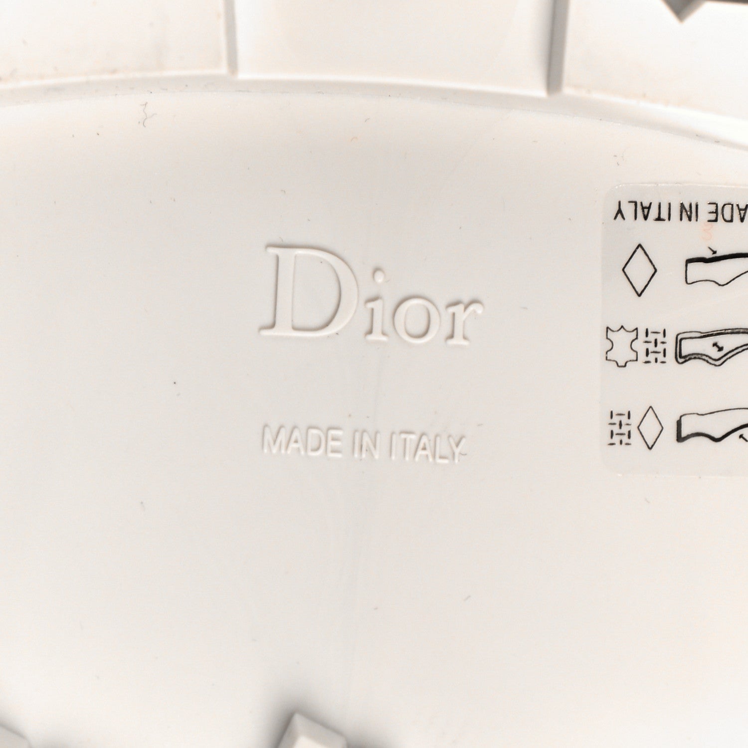 Christian Dior Rubber Camouflage Diorcamp 15mm Tall Boots 39 Off White 7 of 8