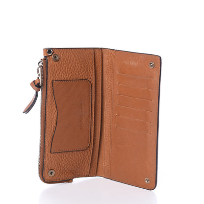Burberry Brit Calfskin Lexi Wallet Saddle Brown 4 of 5