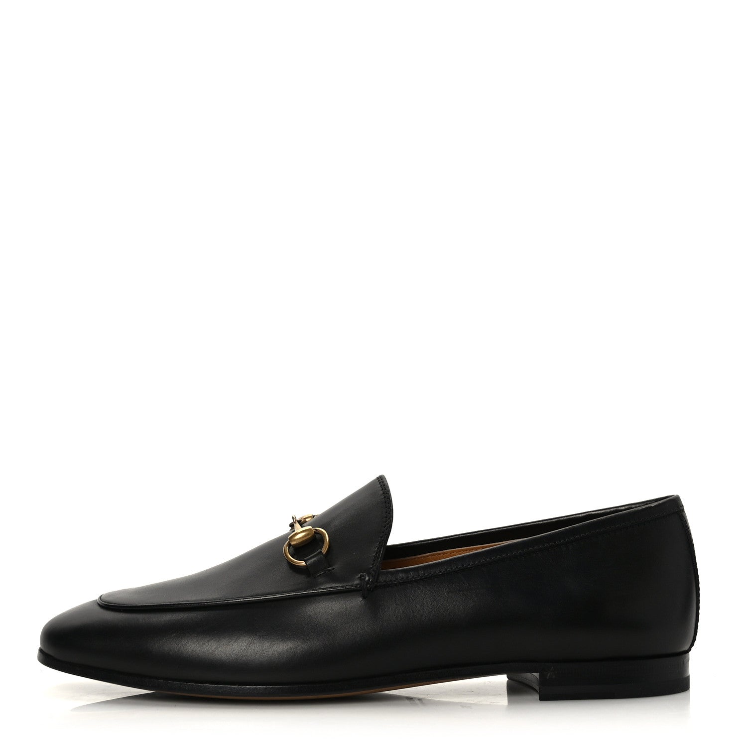 Gucci Calfskin Womens Jordaan Loafers 39 Black 1 of 7