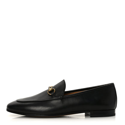 Gucci Calfskin Womens Jordaan Loafers 39 Black 1 of 7