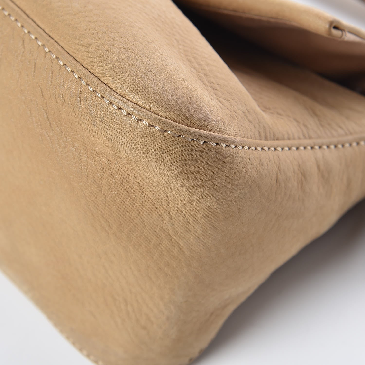 Fendi Vitello Savana Mini Mama Baguette Caramello Tartaruga Natural 15 of 18