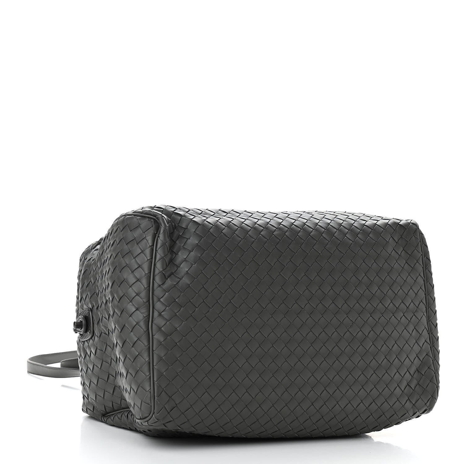 Bottega Veneta Nappa Intrecciato Boston Grey 4 of 9