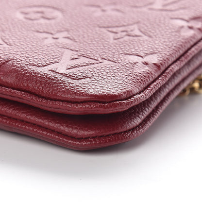 Louis Vuitton Empreinte Double Zip Pochette Cherry Berry 11 of 11